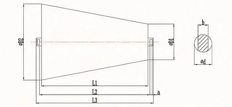 tapered roller drawing